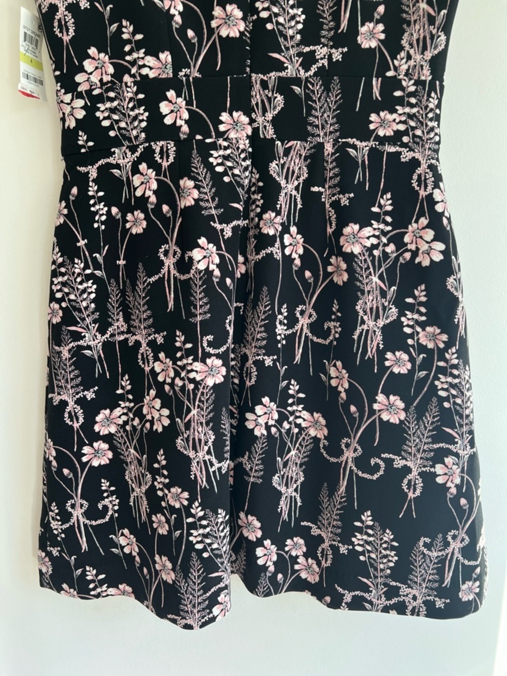 Maison Jules Sprigs of Change Floral Fit & Flare Dress, Black Pink | Women’s (4) - Picture 7 of 9